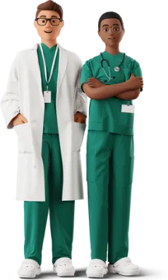 The fun and quick way to prep for your medical entrance exams female doctor and male doctor standing together